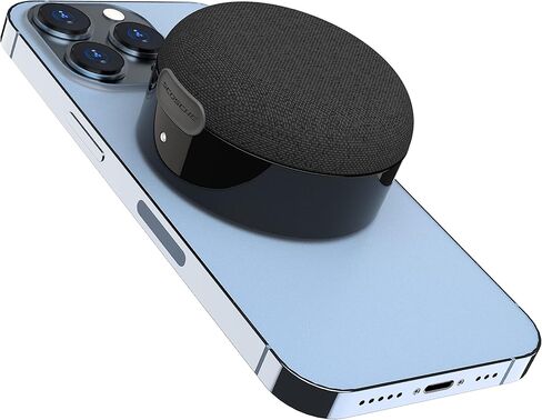 مكبر صوت بلوتوث مغناطيسي Scosche BTMSMSC1 BoomBottle MS MagSafe - مكبرات صوت مغناطيسية لاسلكية محمولة للأجهزة والدراجات وعربات الجولف والمزيد - مكبر صوت مقاوم للماء مع حامل سحري مدمج - أسود in Kuwait