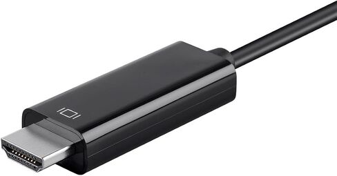 Monoprice USB C to HDMI 3.1 Cable - 5Gbps, 4K@30Hz, Type-C, Mirror or Expand You PC Display, 9 Feet, Black in Saudi Arabia