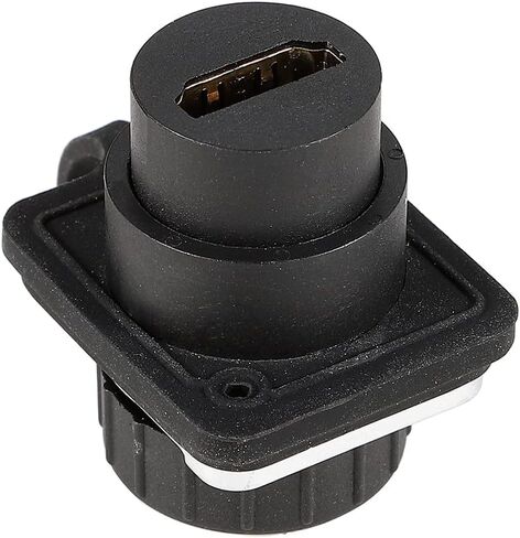 انبيست وصلة HDMI مقاومة للماء بتصنيف IP67 لمقاومة المياه والغبار، موصل PA6BG33 من انثى الى انثى مع غطاء مقاوم للغبار ومقاوم للطقس من قطعتين in Saudi Arabia