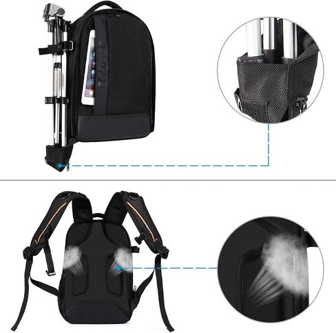 MOSISO Camera Backpack,Photography Backpack Padded Camera Bag, Beige | DSLR/SLR/Mirrorless Shockproof Camera Bag with Customized Modular Inserts&Tripod Holder Compatible with Canon,Nikon,Sony in Saudi Arabia