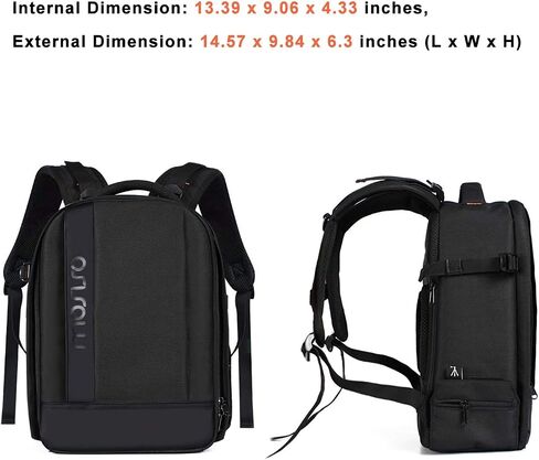 MOSISO Camera Backpack,Photography Backpack Padded Camera Bag, Beige | DSLR/SLR/Mirrorless Shockproof Camera Bag with Customized Modular Inserts&Tripod Holder Compatible with Canon,Nikon,Sony in Saudi Arabia