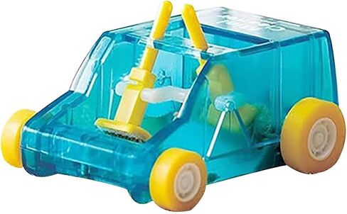 JJLFresheners Desktop Mini Cleaner and Dust Sweep, Blue Transparent, Car Table Dust Cleaning Trolley Keyboard Confetti Pencil Eraser Dust Sweeper Deft Processed in Saudi Arabia