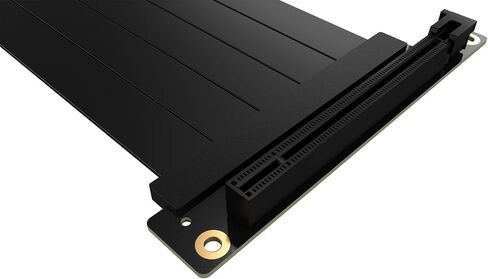 كورسير كيبل تمديد ممتاز بمنفذ PCIe 4.0 × 16 300 ملم - محمي من التداخل الكهرومغناطيسي - موصل منفذ الملحقات الاضافية السريع انثى 90 درجة - متوافق مع انظمة PCIe 3.0 - اسود in Saudi Arabia
