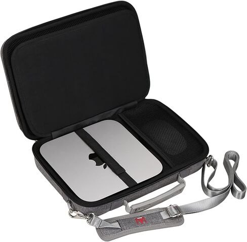حقيبة حمل مقاومة للصدمات من Mchoi مع أحزمة كتف قابلة للتعديل، لجهاز Apple Mac Mini M1 / ​​Mac Mini M2، ولوحة مفاتيح Apple Magic والفأرة السحرية، حافظة فقط in Saudi Arabia