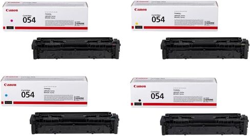 كانون خرطوشة حبر 054 لطابعة ايميج كلاس LBP622Cdw وMF644cdw - ازرق سيان، ارجواني ماجنتا، اصفر، اسود، عبوة من 4 قطع في عبوة البيع بالتجزئة in Saudi Arabia