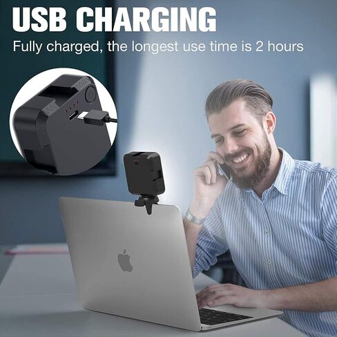 Video Conference Lighting Kit, Zoom Lighting for Computer, Laptop Light with Clip, Zoom Call Lighting, Self Broadcasting and Live Streaming, Computer Laptop Video Conferencing in Kuwait