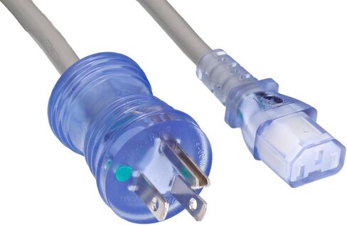 سلك طاقة من فئة مستشفيات أمريكا الشمالية Cablelera 18AWG 10 قدم (ZWACPCAY-10)، أزرق in Kuwait