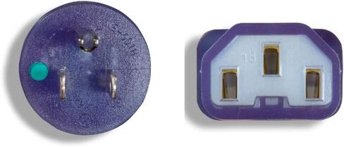 سلك طاقة من فئة مستشفيات أمريكا الشمالية Cablelera 18AWG 10 قدم (ZWACPCAY-10)، أزرق in Kuwait