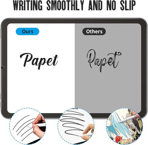 [قطعتان] واقي شاشة من الورق لجهاز آيباد ميني 6 الجديد (8.3 بوصة 2021)، فيلم هوماجيكال ماتي ورق مقاوم للوهج لجهاز آيباد ميني 6 in Kuwait