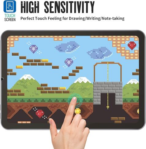 [قطعتان] واقي شاشة من الورق لجهاز آيباد ميني 6 الجديد (8.3 بوصة 2021)، فيلم هوماجيكال ماتي ورق مقاوم للوهج لجهاز آيباد ميني 6 in Kuwait