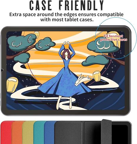 [قطعتان] واقي شاشة من الورق لجهاز آيباد ميني 6 الجديد (8.3 بوصة 2021)، فيلم هوماجيكال ماتي ورق مقاوم للوهج لجهاز آيباد ميني 6 in Kuwait