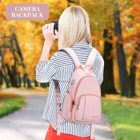 BAIGIO Camera Sling Bag Small Camera Backpack for Photographers,Water-resistant Camera Crossbody Bag Travel Caemra Backpack for DSLR SLR Mirrorless Camera in Saudi Arabia