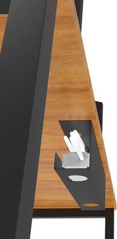 Jingchengmei Under Desk 17-Inch Cable Management Tray, Power Strip Holder, Metal Cord Organizer, Wire Management for Office and Home, Black (UDCMT17In, Black) in Saudi Arabia