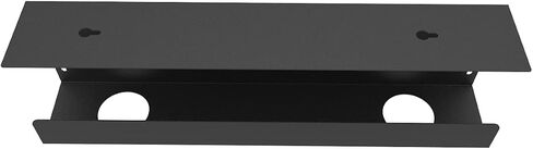 Jingchengmei Under Desk 17-Inch Cable Management Tray, Power Strip Holder, Metal Cord Organizer, Wire Management for Office and Home, Black (UDCMT17In, Black) in Saudi Arabia