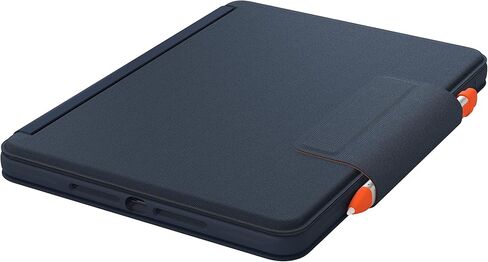 جراب Logitech Rugged Combo 3 Touch iPad® للوحة المفاتيح مع لوحة التتبع وموصل ذكي لأجهزة iPad (الجيل السابع والالثامن والتاسع) للتعليم - أزرق كلاسيكي in Kuwait