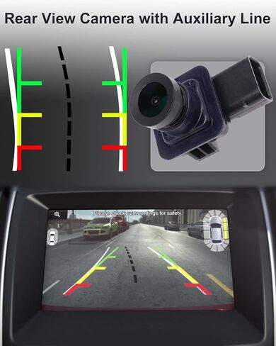 كاميرا خلفية للتصوير الاحتياطي، كاميرا مساعدة بارك متوافقة مع فورد إيدج 2011 - 2015، تستبدل الكاميرات العكسية رقم BT4Z-19G490-B، FL1T-19G490-AC in Kuwait