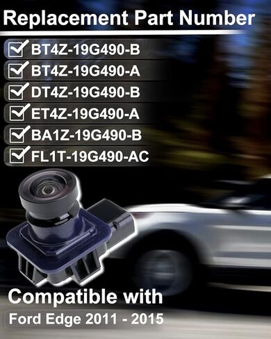 كاميرا خلفية للتصوير الاحتياطي، كاميرا مساعدة بارك متوافقة مع فورد إيدج 2011 - 2015، تستبدل الكاميرات العكسية رقم BT4Z-19G490-B، FL1T-19G490-AC in Kuwait