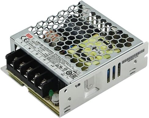 مزود طاقة التبديل بشكل جيد، مخرج واحد، إطار 50 W-12 فولت مغلق (تصميم مغلق)، للاستخدام الاحترافي، فضي، LRS-50-12 in Saudi Arabia