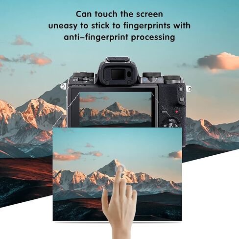kinokoo Screen Protector for Sony Alpha A6700/A7C II/ZV-E1 Camera | 0.25mm 9H Hardness Tempered Glass Film, Bubble-free Anti-scratch, 2 Pack in Saudi Arabia