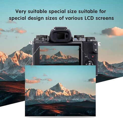 kinokoo Screen Protector for Sony Alpha A6700/A7C II/ZV-E1 Camera | 0.25mm 9H Hardness Tempered Glass Film, Bubble-free Anti-scratch, 2 Pack in Saudi Arabia