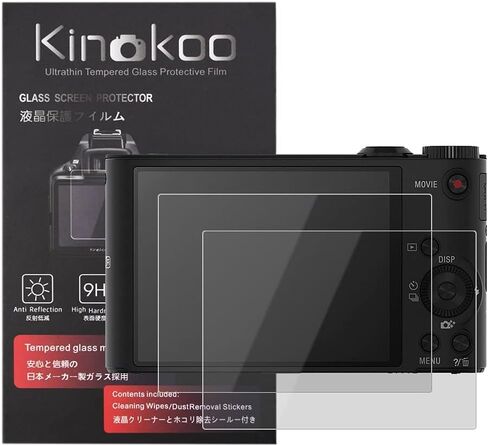 kinokoo Screen Protector for Sony Alpha A6700/A7C II/ZV-E1 Camera | 0.25mm 9H Hardness Tempered Glass Film, Bubble-free Anti-scratch, 2 Pack in Saudi Arabia