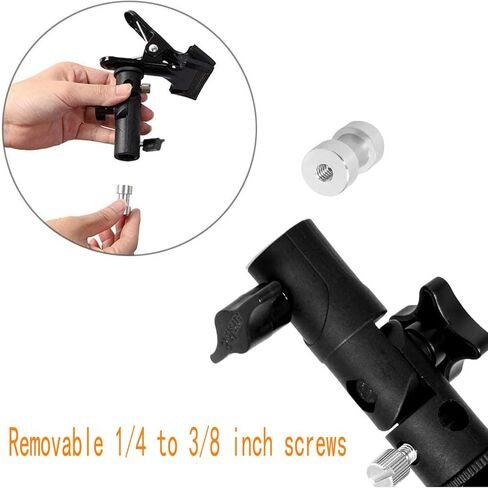 مشبك عاكس عالي التحمل من KAGYOKU لاستوديو الصور - عبوة من قطعتين مع فتحة مظلة وحامل لولبي in Kuwait