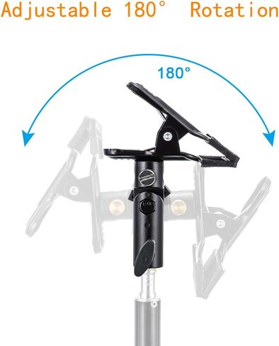 مشبك عاكس عالي التحمل من KAGYOKU لاستوديو الصور - عبوة من قطعتين مع فتحة مظلة وحامل لولبي in Kuwait
