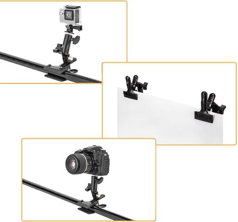 مشبك عاكس عالي التحمل من KAGYOKU لاستوديو الصور - عبوة من قطعتين مع فتحة مظلة وحامل لولبي in Kuwait