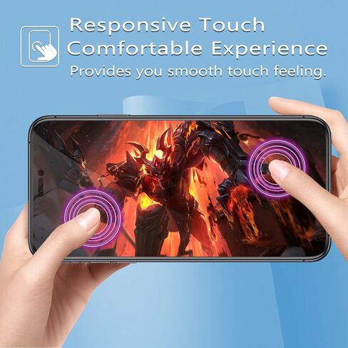 NBiefuny 2 Pack واقي شاشة للخصوصية لهاتف iPhone 11/ iPhone XR 6.1 بوصة، [True 28°Anti Spy] [صلابة 9H] [تغطية كاملة] واقي شاشة زجاجي مقوى ملون متدرج لهاتف iPhone 11 in Kuwait