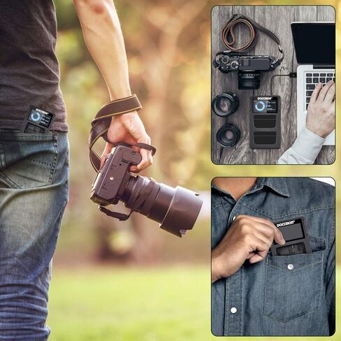 شاحن بطارية LP-E6 LP-E6N بفتحتين LCD لكاميرا كانون EOS 5D Mark II III وIV، 70D، 5Ds، 6D، 5DsR، 80D، 7D، 7D مارك II، EOS 60D، بطارية LP E6، بديل لشاحن كانون LC-E6 in Kuwait