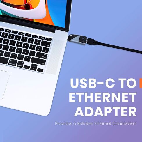 هيليكس محول يو اس بي نوع سي الى ايثرنت، سرعة اتصال 1GBPS، منفذ ايثرنت، محول للتوصيل بالشبكة السلكية in Kuwait