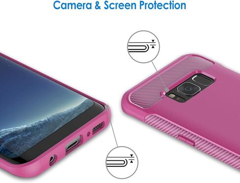JETech Slim Case for Samsung Galaxy S8, Black in Kuwait