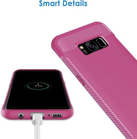 JETech Slim Case for Samsung Galaxy S8, Black in Kuwait