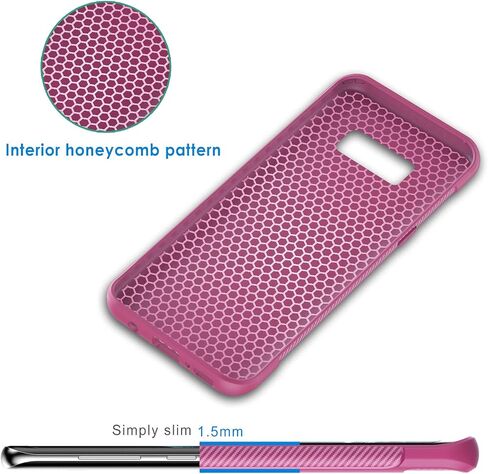 JETech Slim Case for Samsung Galaxy S8, Black in Kuwait