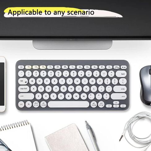 غطاء كيبورد سيليكون رفيع للغاية لجهاز لوجيتك بلوتوث متعدد الاجهزة K380 (الموديل: K380) للوجيتك K380 ابيض in Kuwait