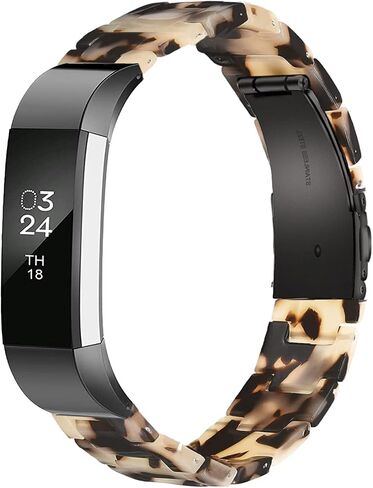 سوار ساعة LAREDTREE من الراتنج متوافق مع سوار معصم بديل من Fitbit Alta وFitbit Alta HR للنساء والرجال، سوار من الراتنج خفيف الوزن ومقاوم للماء لإكسسوارات fitbit Alta in Kuwait