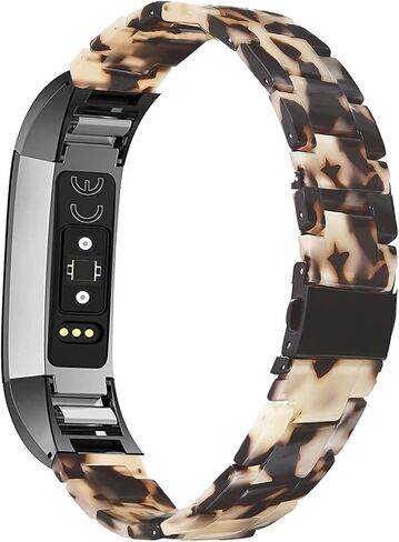 سوار ساعة LAREDTREE من الراتنج متوافق مع سوار معصم بديل من Fitbit Alta وFitbit Alta HR للنساء والرجال، سوار من الراتنج خفيف الوزن ومقاوم للماء لإكسسوارات fitbit Alta in Kuwait