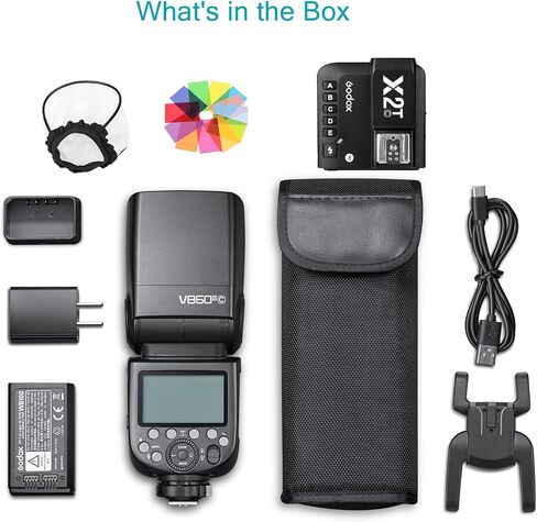 Godox V860III-N 2.4G Wireless i-TTL 1/8000s HSS Flash Speedlite مع مشغل لاسلكي X2T-N، مع بطارية ليثيوم مدمجة ذات سعة كبيرة، متوافقة مع كاميرا Nikon DSLR in Saudi Arabia