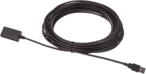 Amazon Basics USB-A 2.0 Extension Cable, for Printer, Mouse or Keyboard, Male to Female, 480Mbps Transfer Speed, 32 Feet, Black in Saudi Arabia