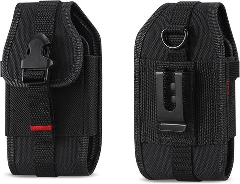 Krofel Pouch Cover Clip Side Holster for iPhone 15/14/13/12 Pro Max/iPhone 15/14 Plus/Pixel 7 Pro / 7/6 Pro/CAT S62 Pro/Samsung Galaxy S22 Ultra/Galaxy S22+ / S21+ FE (fits w Hard case) in Saudi Arabia