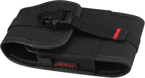 Krofel Pouch Cover Clip Side Holster for iPhone 15/14/13/12 Pro Max/iPhone 15/14 Plus/Pixel 7 Pro / 7/6 Pro/CAT S62 Pro/Samsung Galaxy S22 Ultra/Galaxy S22+ / S21+ FE (fits w Hard case) in Saudi Arabia