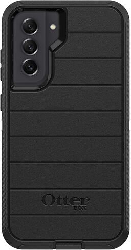 حافظة OtterBox Defender Series لهاتف Samsung Galaxy S21 FE 5G (فقط) - يتضمن مشبك الحافظة - حماية دفاعية ميكروبية - عبوة غير قابلة للبيع بالتجزئة - أرجواني سعيد in Saudi Arabia