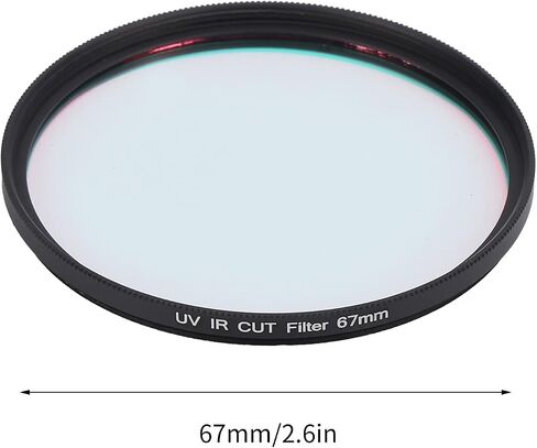 Camera Lens Filters,Optical Glass UV IR Cut Filter Infrared Pass Lens Filter,for DSLR Camera 67mm (62mm) in Saudi Arabia