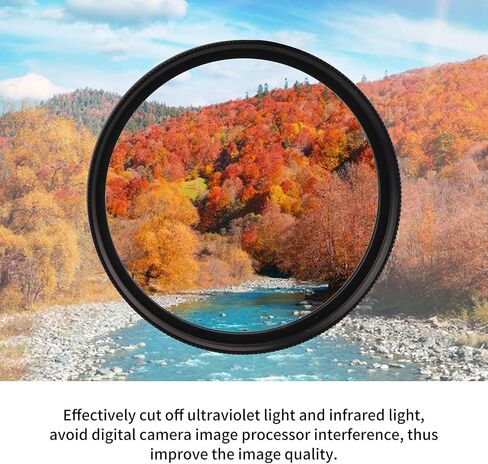 Camera Lens Filters,Optical Glass UV IR Cut Filter Infrared Pass Lens Filter,for DSLR Camera 67mm (62mm) in Saudi Arabia