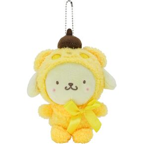 3.5In/9cm Anime Cartoon Cute Plush Keychain (A)