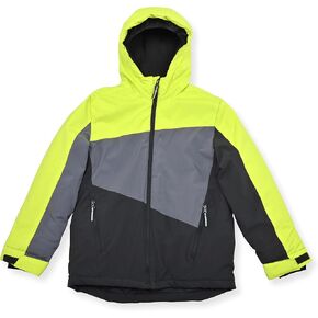 Arctic Quest Boys Windproof WATER RESISTANT Insulated Hooded Winter Snow and Ski Jacket