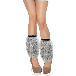 boxed-gifts Women's Faux Fur Leg Warmer Boot Cuffs - Furry Leg Warmers