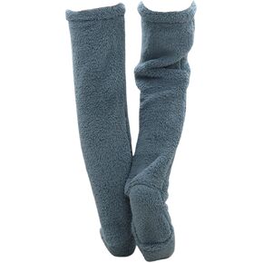 UIVXXUD Over Knee Fuzzy Socks high Plush Stockings Fuzzy Long Leg Warmers Winter Home Fluffy Sleeping Socks