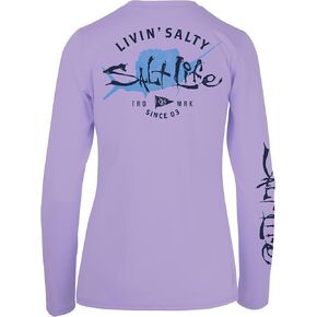 Salt Life Women's Salty Sailin Long Sleeve Performance Tee