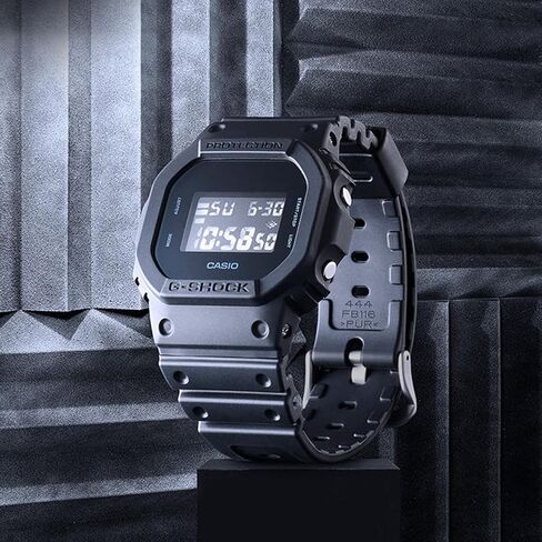 Lijinlan سوار ساعة من الراتنج لـ Casio G-Shock DW-5600 DW-5900 DW-6100 DW-6600 DW-6900 GW-M5610 GA-110/120/300/700 GD-120/350 حزام بديل لساعة Gshock in Kuwait